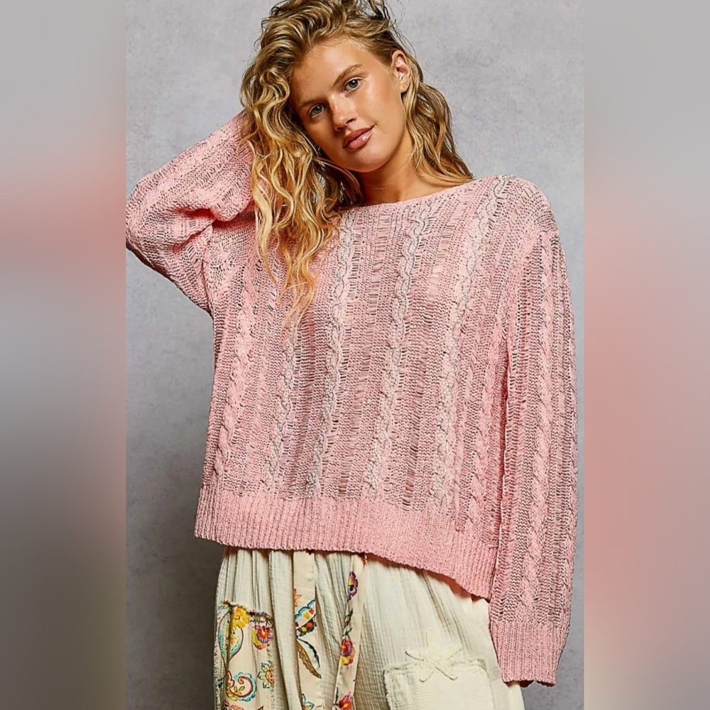 #1149 POL Rosewater Dream Sweater